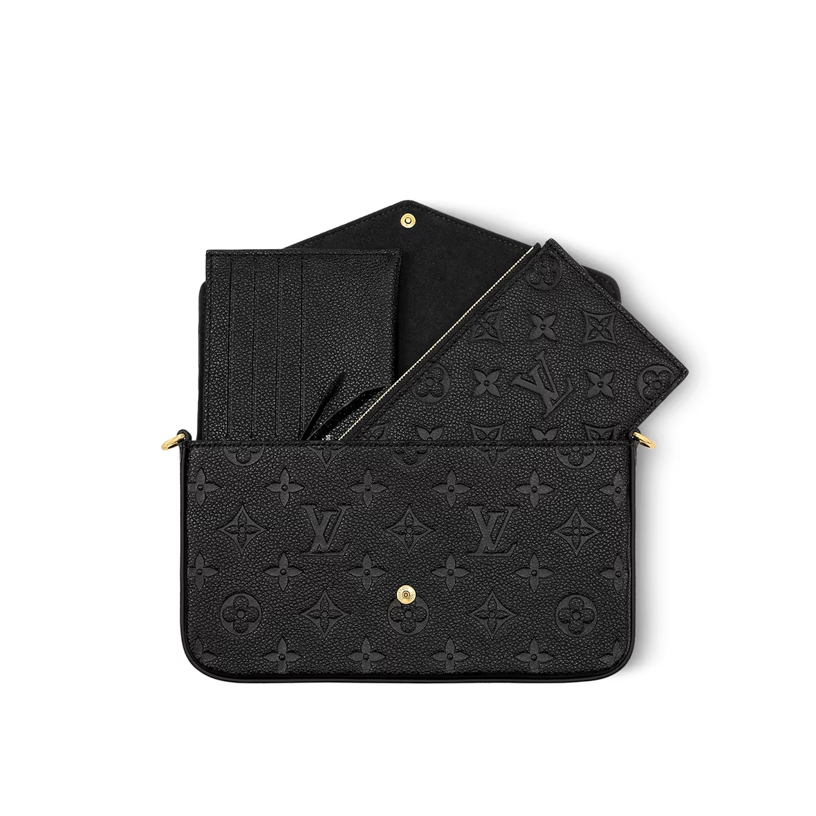 LOUIS VUITTON POCHETTE FELICIE ZWART | Luxury By Se