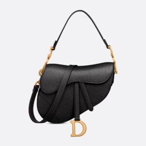 DIOR SADDLE-SCHOUDERTAS ZWART