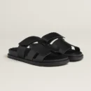 HERMES CHYPRE SANDAL BLACK