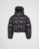 PRADA RE-NYLON CROPPED DOWN JACKET