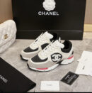 CHANEL SNEAKER BLACK/WHITE/RED