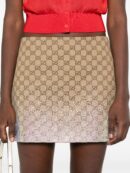 MINI SKIRT EMBELLISHED WITH CRYSTALS