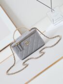 CHANEL MAKE UP BAG GREY