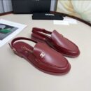 CHANEL OPEN LOAFER BORDEAUX