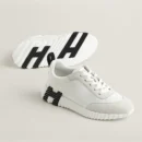 HERMES BOUNCING SNEAKER WHITE WITH BLACK LOGO