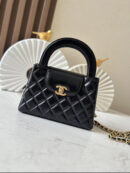 CHANEL BAG LEATHER BLACK