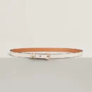 HERMES POP H 15 BELT WHITE