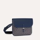GOYARD COURSIER MESSENGER BAG NAVY BLUE