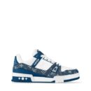 LOUIS VUITTON MONOGRAM TRAINERS BLUE