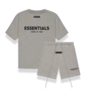 FEAR OF GOD ESSENTIALS DARK OATMEAL SUMMER SET