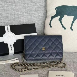CHANEL WOC CAVIAR DARK BLUE