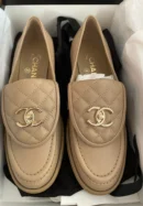 CHANEL MOCASSINS BEIGE