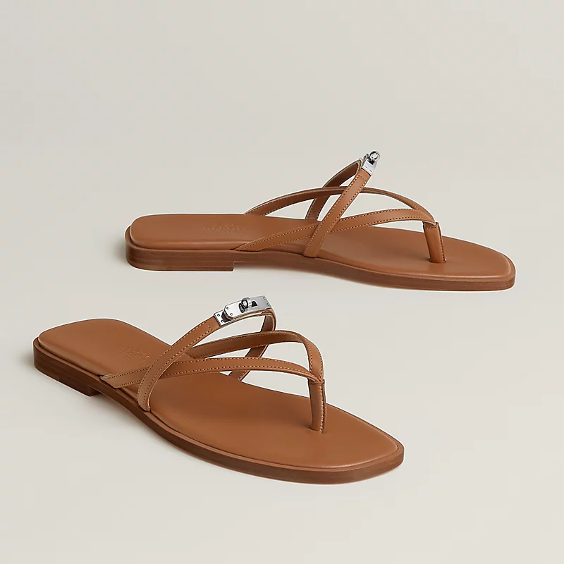 HERMES MISS SANDAL BROWN